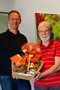 Ulrich Mühle mit Geschäftsführer Cornelius Arzt